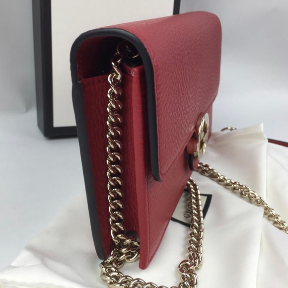 gucci wallet chain bag